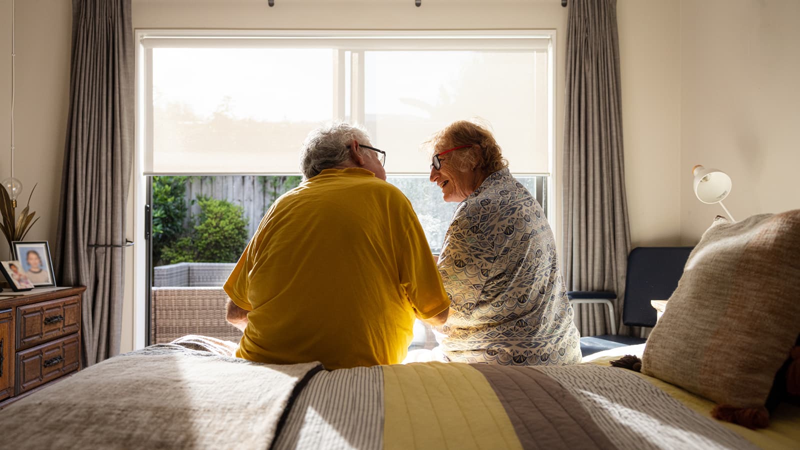 elder couple