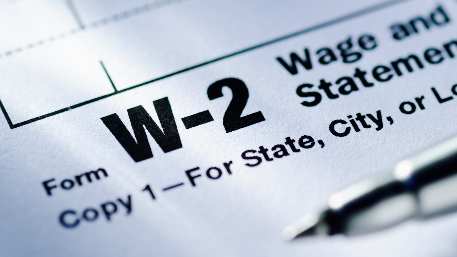W2 form